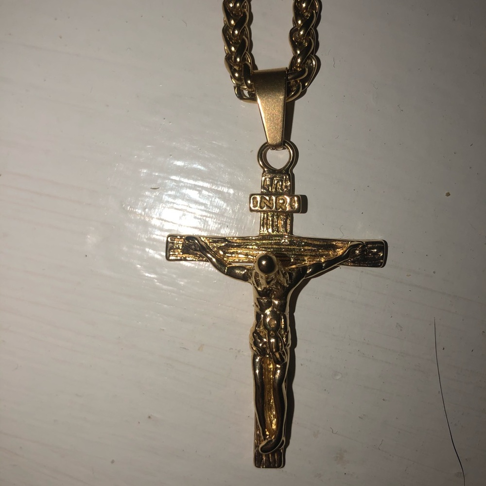 Stainless gold chain